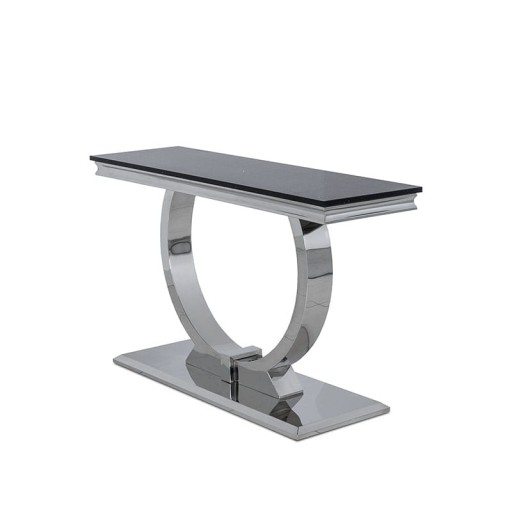 Glamour Console Stone Modena Серебряный туалетный столик