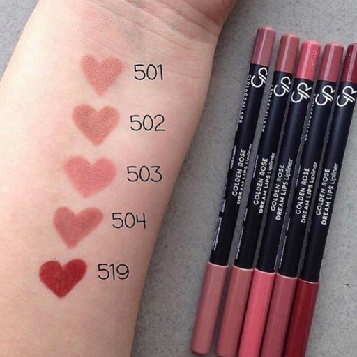 Перманентный карандаш для губ Golden Rose Dream Lips Lipliner 504