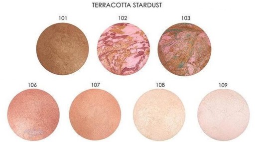 Golden Rose Terracotta Stardust 102 Пудра