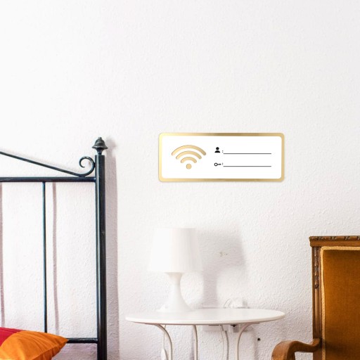 Акриловая настенная вывеска с надписью Wi-Fi