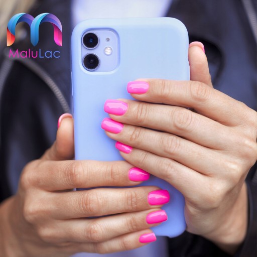 Гибридный лак для ногтей MaluLac NEON #1034