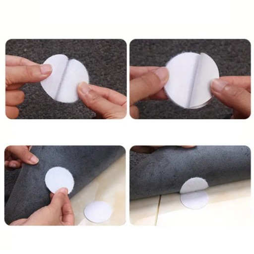 VELCRO КОВРИК САМОКЛЕЯЩИЕСЯ КРЕПЛЕНИЯ КОВРА 10 шт.