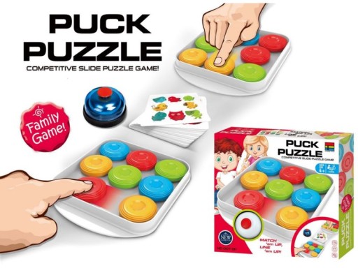 Логическая игра FAST PUCKS Puck Puzzle Cards, Bell, Arcade
