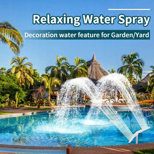 Фонтан для бассейна Dual Spray 2в1, белый