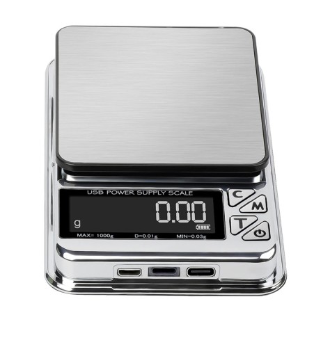 Waga draVires 1kg 0,01g 1000g elektroniczna jubilerska + naklejka
