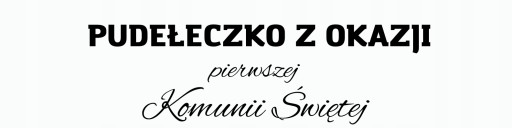 Pamiątka Komunii Świętej z różańcem KOMPLET prezent na komunię