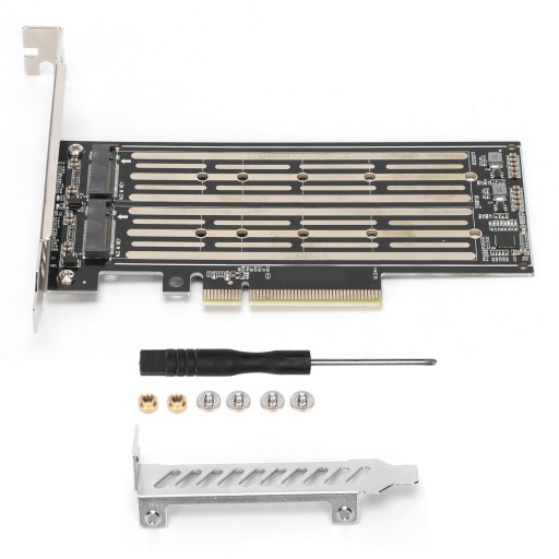 Карта переноса MKey NVMe M.2 на PCIe X8