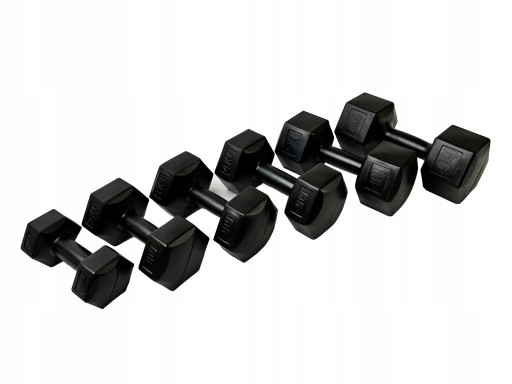 DUMBS 6KG Набор гантелей 6 кг ТЯРЫ ДЛЯ ТРЕНИРОВОК битумные гантели 2 шт.