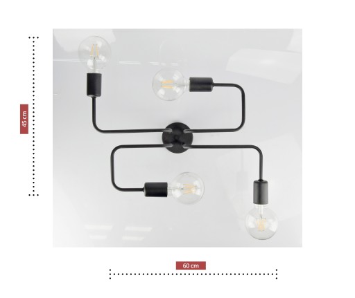 ПОТОЛОЧНЫЙ СВЕТИЛЬНИК LOFT EDISON LABYRINTH G95