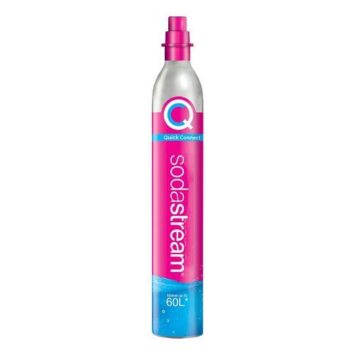Розовый баллон с CO2 SodaStream на 60 л воды