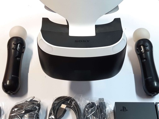 ОЧКИ VR ДЛЯ SONY PLAYSTATION PS4 + КАМЕРА V2 + 2 КОНТРОЛЛЕРА ДВИЖЕНИЯ + ИГРЫ