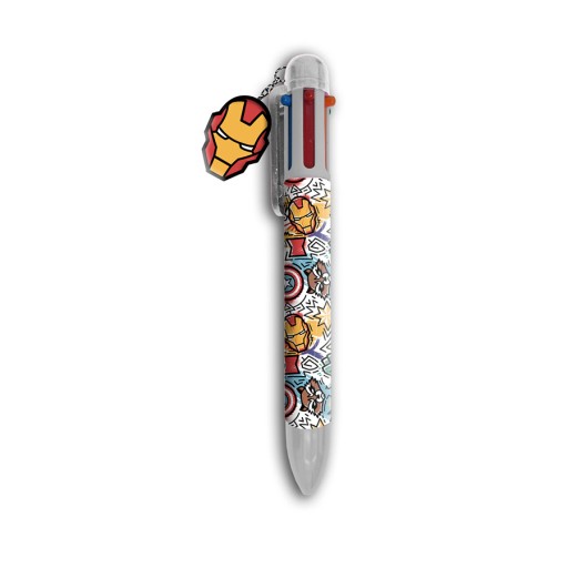 ШАРИКОВАЯ РУЧКА PASO IRON MAN 6 ЦВЕТОВ ДЛЯ МАЛЬЧИКА