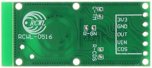 Микроволновой радарный датчик движения RCWL-0516 Arduino