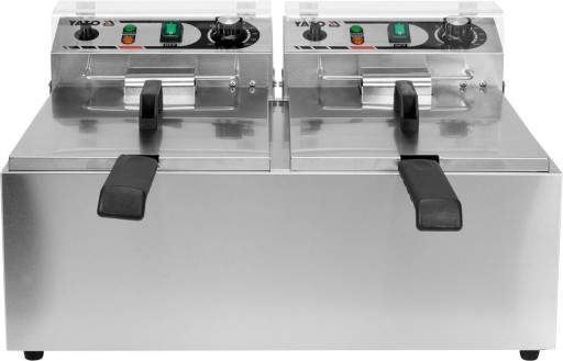 ДВУХКАМЕРНАЯ ФРИТЮРНИЦА С КРЫШКОЙ 2x8л YATO