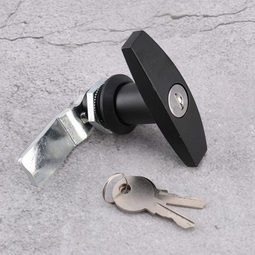 ЗАМОК ДВЕРИ КАРАВАНА 2XKEY ЗАДНЯЯ Т-РУЧКА