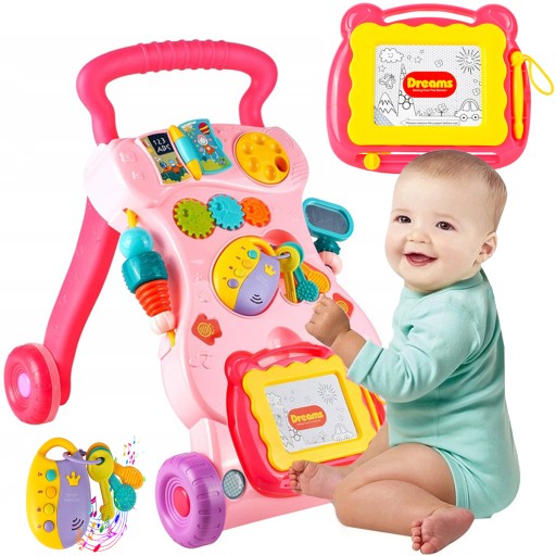 ИНТЕРАКТИВНАЯ ОБРАЗОВАТЕЛЬНАЯ ДОСКА 3в1 PUSH RIDE WALKER PUSH RIDE