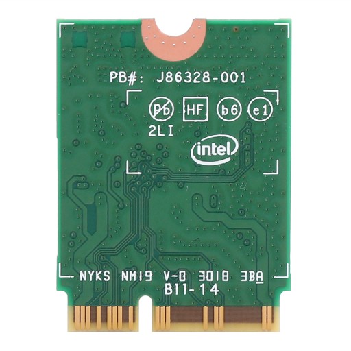 СЕТЕВАЯ КАРТА INTEL WIFI AX201NGW ДЛЯ НОУТБУКА