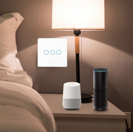 Коммутатор 3 канала ZigBee 3.0 Белый TUYA 3CB PS