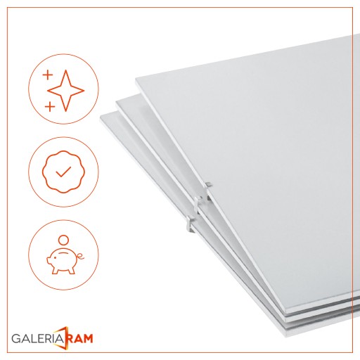 PLEXI ANTYFRAME 58x85 85x58 см КАРТИНА белая СТОРОНЫ