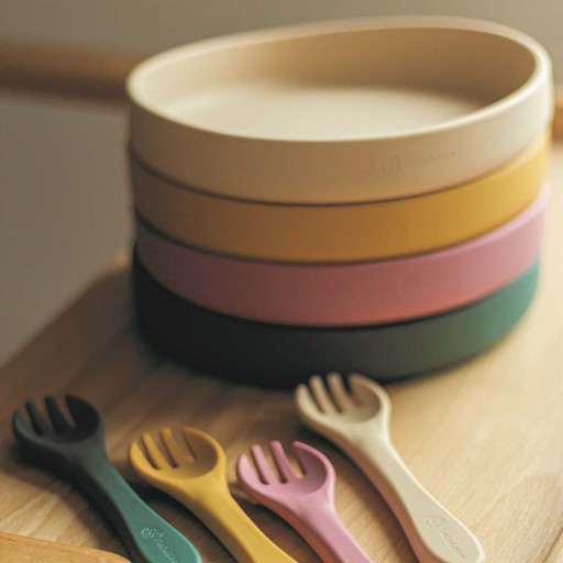 PETITE&MARS SILICONE Тарелка с присоской Пластина без BPA