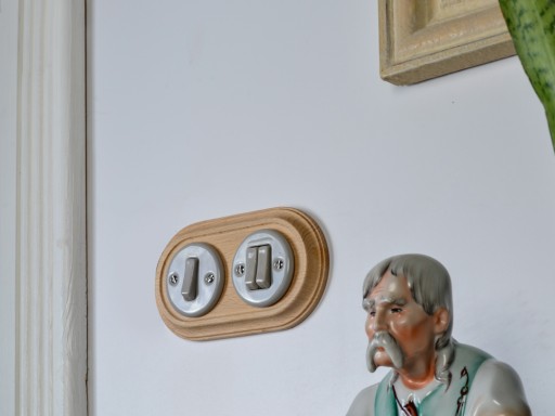 RETRO LOFT CERAMICZNY WŁĄCZNIK STERUJĄCY ROLETAMI