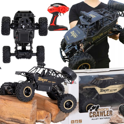 RC АВТОМОБИЛЬ ВНЕДОРОЖНИК БОЛЬШОЙ 4x4 RC МЕТАЛЛ LED АВТОПИЛОТ XXL