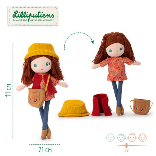 ЛИЛЛИПУТИЕНЫ Большая кукла - Nature Explorer Lea 41 см 2 года+