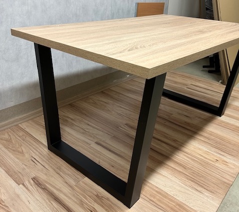 СТОЛ ЛОФТ С УТОЛЩЕННОЙ СТОЛЕШНИЦЕЙ 125X85X36 СВАРНЫЕ НОЖКИ ДЛЯ СТОЛОВОЙ ГОСТИНОЙ