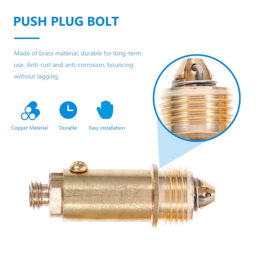 2шт. Выдвижной болт с триггером Waste Click Bolt