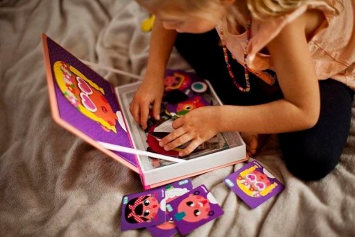 JANOD MAGNETIC PUZZLE FACES СМЕШНОЕ ЛИЦО ДЕВУШКИ MAGNETIBOOK