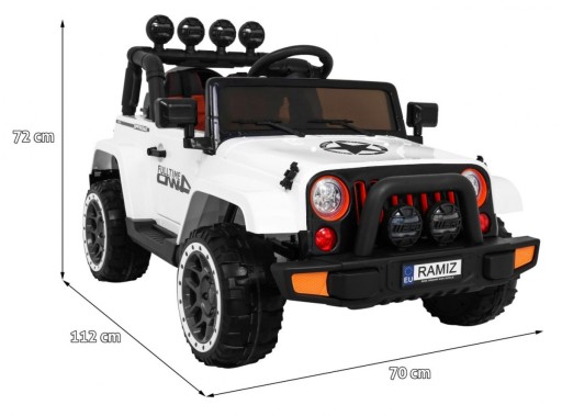 транспорт для детей BIG ELECTRIC JEEP аккумуляторная машина с дистанционным управлением