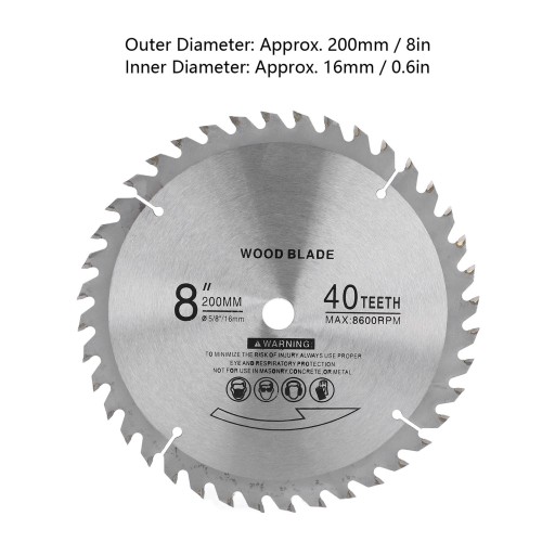 РЕЗОЧНЫЙ ДИСК ДЛЯ ДРЕВЕСНОЙ ПИЛЫ WIDI 200X16MM 40T