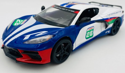 Chevrolet Corvette C8 2020 № 28, масштаб 1:24, Motormax GT Racing 73794