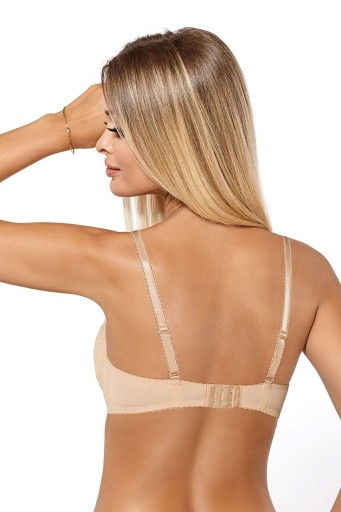 PARI VESTA Koronkowy biustonosz push-up *85F* BEŻ