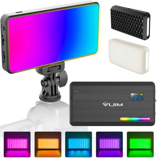 Светодиодная лампа Ulanzi VL196 RGB, аккумулятор 3000 мАч