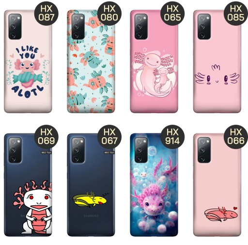 ETUI DO SAMSUNG GALAXY S20 FE / 5G WZORY AXOLOTL AKSOLOTL Z AKSOLOTLEM CASE