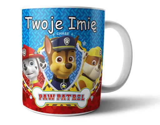 КРУЖКА PAW PATROL С ВАШИМ ИМЯ - РАЗНЫЕ ДИЗАЙНЫ