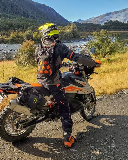 Kriega TRAIL 9 Multicam Черный мотоциклетный рюкзак