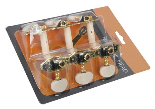 GM-301C Klucze do gitary klasycznej ZŁOTO CZARNE