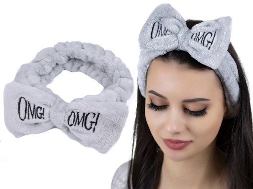 КОСМЕТИЧЕСКАЯ РЕЗОНКА ДЛЯ МАКИЯЖА СЕРАЯ omg