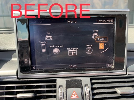 AUDI CARPLAY ANDROID AUTO A6 C7 Q7 A4 A5 Q5 Q3 MIB