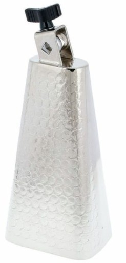 SB-8 Steel Cowbell dzwonek 8'' z uchwytem pasterski młotkowana stal Thomann