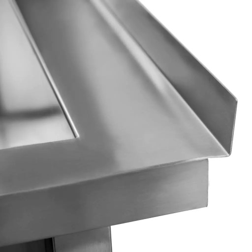 Zlew gastronomiczny 1 komora spawany stal 60x60x85