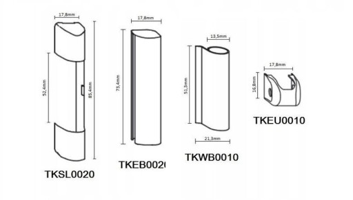 Комплект чехлов Siegenia Titan AF ПВХ КОРИЧНЕВЫЙ