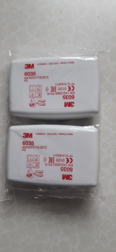 3M 6035 Фильтр-пылесборник P3, комплект пар, 2 шт.