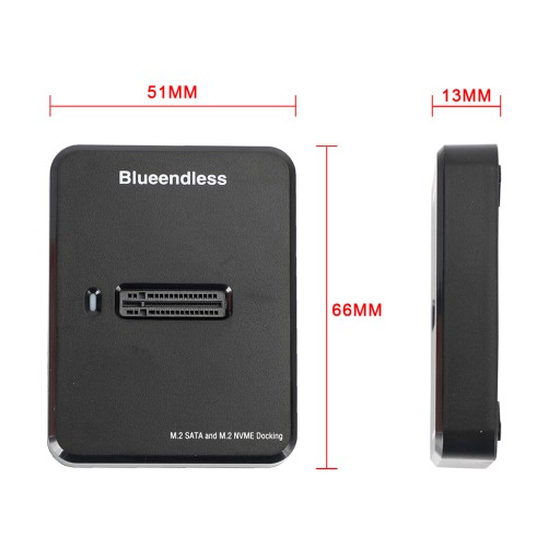 Адаптер SSD Карманный диск NVME/SATA M.2 USB-C емкостью 2 ТБ