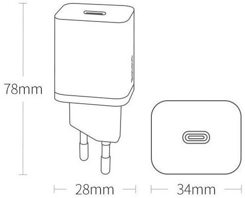 Зарядное устройство Baseus Super Si 1C fast PD USB-C 30 Вт