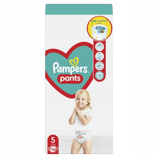 Pampers Pieluchomajtki Mega Box 5 - 96 szt