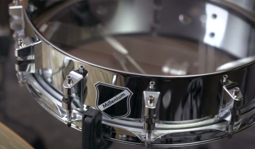 14x3,5 Piccolo Steel Snare - стальной барабан, хромированный, 12 винтов Millenium