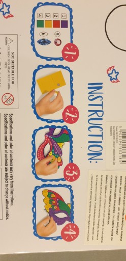 Kreatywna maska karnawałowa motyla DIY